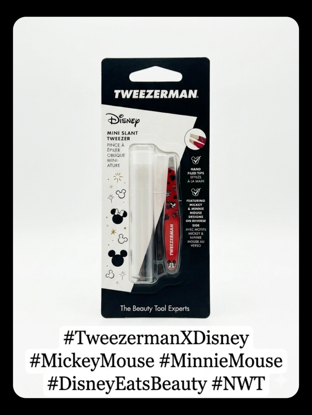 brand new, limited edition Tweezerman x Disney collaboration featuring both